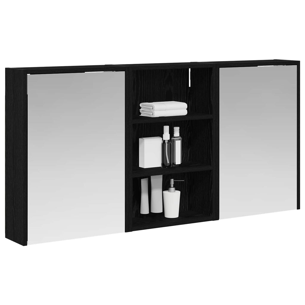 vidaXL Zestaw Szafek Łazienkowych z półką 3 pcs 126 x 16 x 62.5 cm