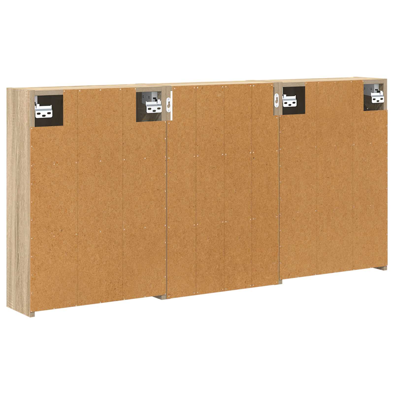 vidaXL Zestaw Szafek Łazienkowych z półką 3 pcs 126 x 16 x 62.5 cm