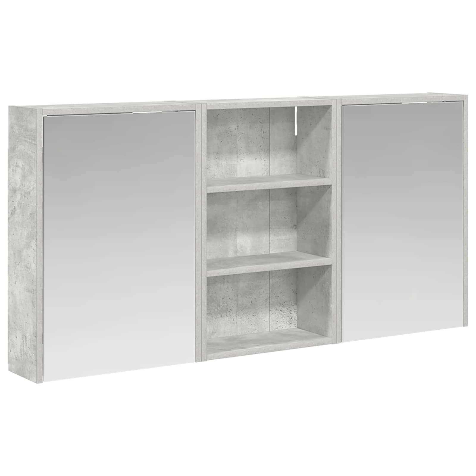 vidaXL Zestaw Szafek Łazienkowych z półką 3 pcs 126 x 16 x 62.5 cm