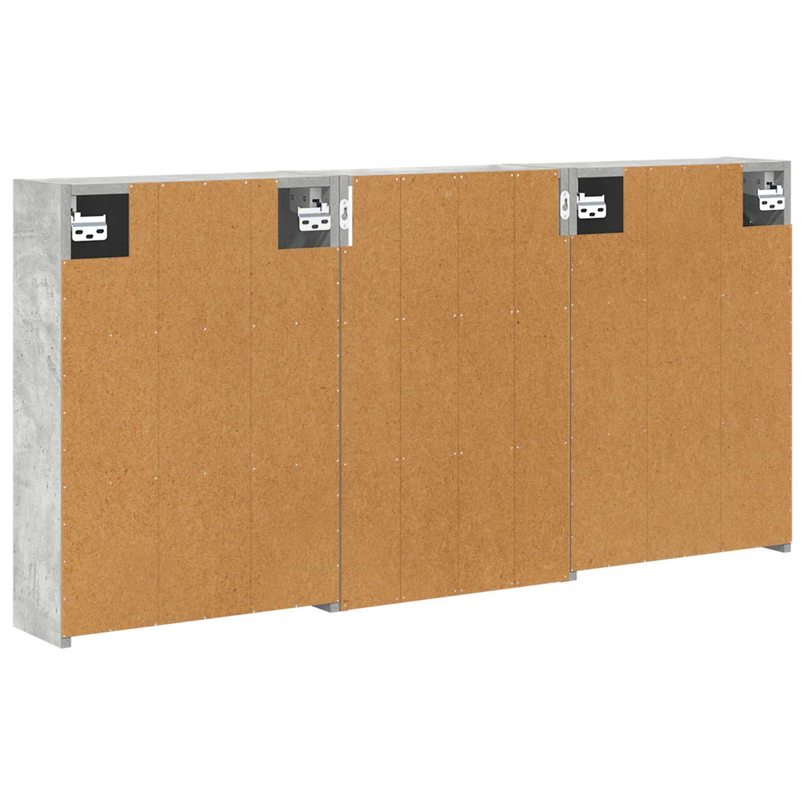 vidaXL Zestaw Szafek Łazienkowych z półką 3 pcs 126 x 16 x 62.5 cm