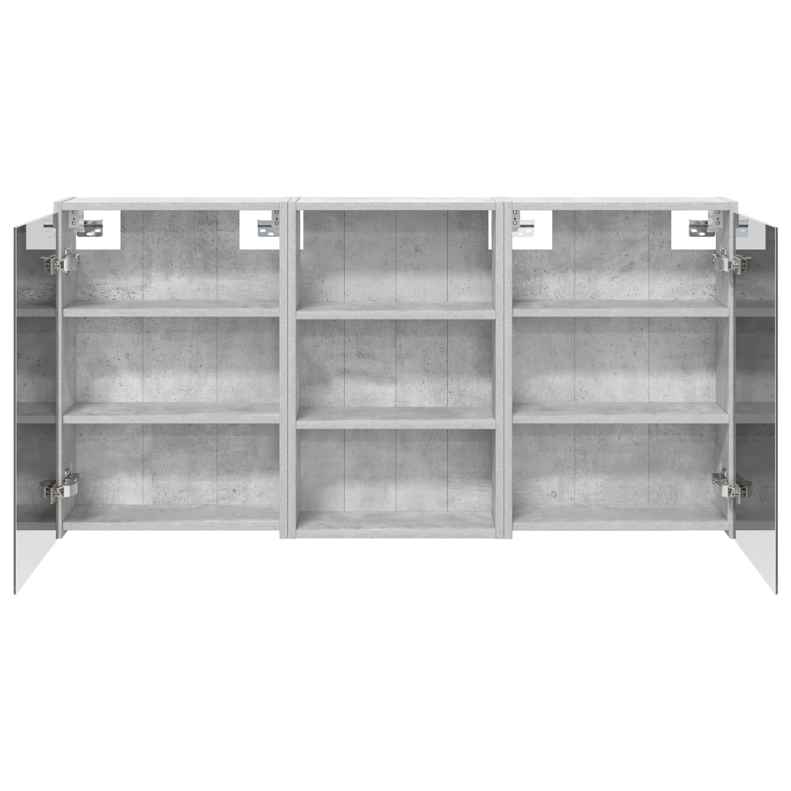 vidaXL Zestaw Szafek Łazienkowych z półką 3 pcs 126 x 16 x 62.5 cm