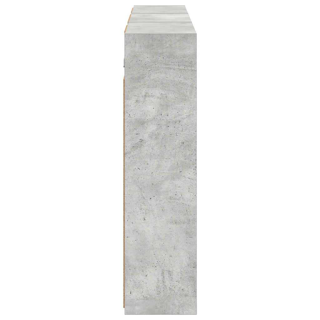 vidaXL Zestaw Szafek Łazienkowych z półką 3 pcs 126 x 16 x 62.5 cm