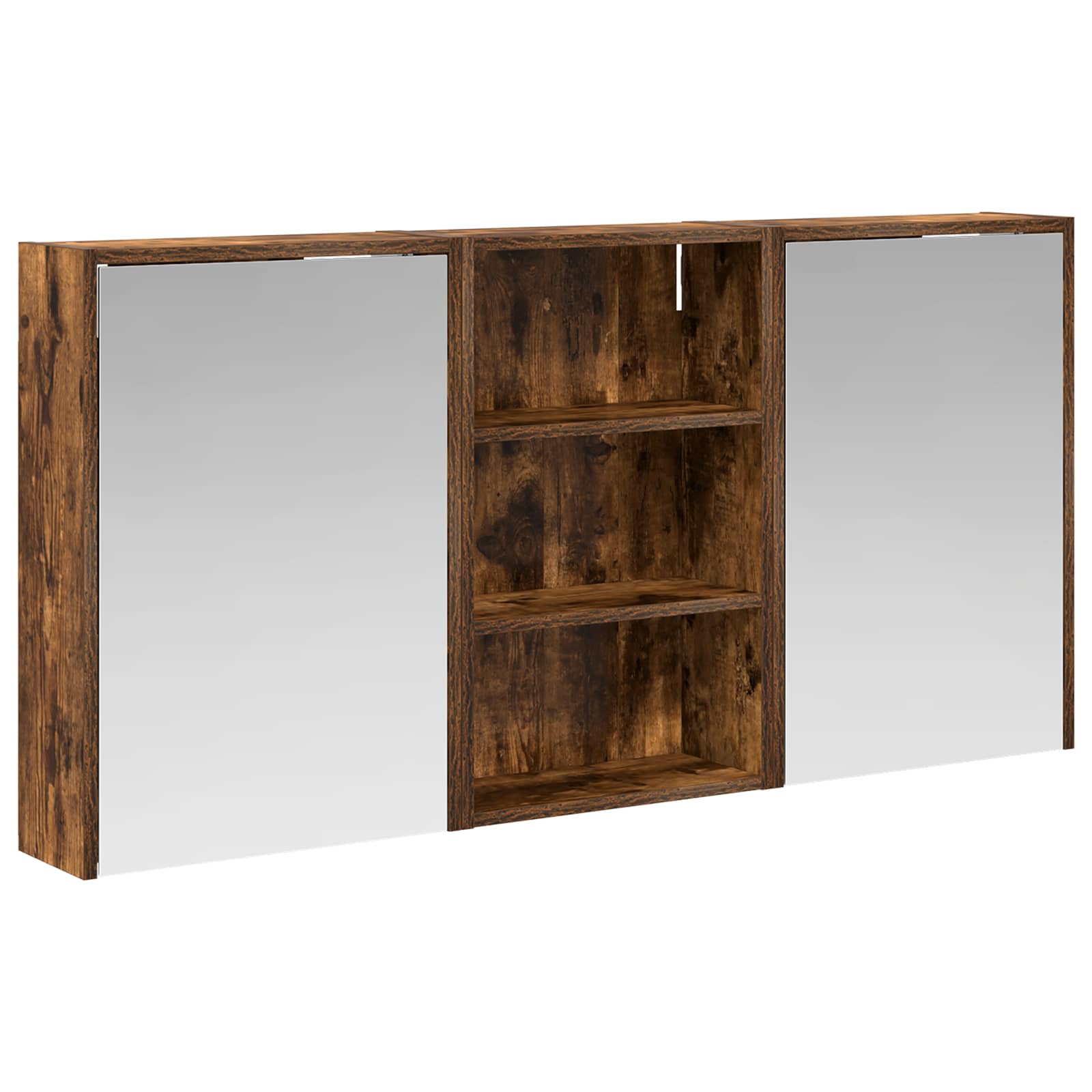 vidaXL Zestaw Szafek Łazienkowych z półką 3 pcs 126 x 16 x 62.5 cm