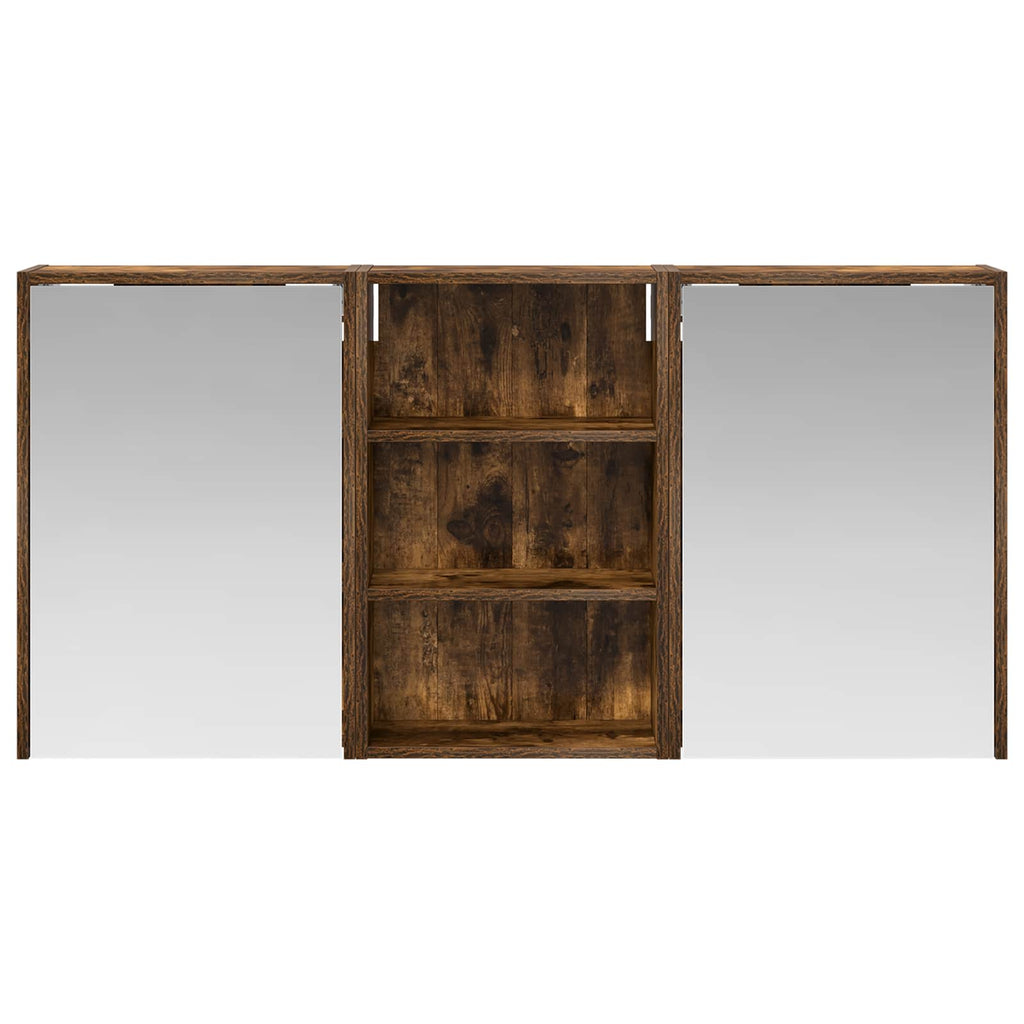 vidaXL Zestaw Szafek Łazienkowych z półką 3 pcs 126 x 16 x 62.5 cm