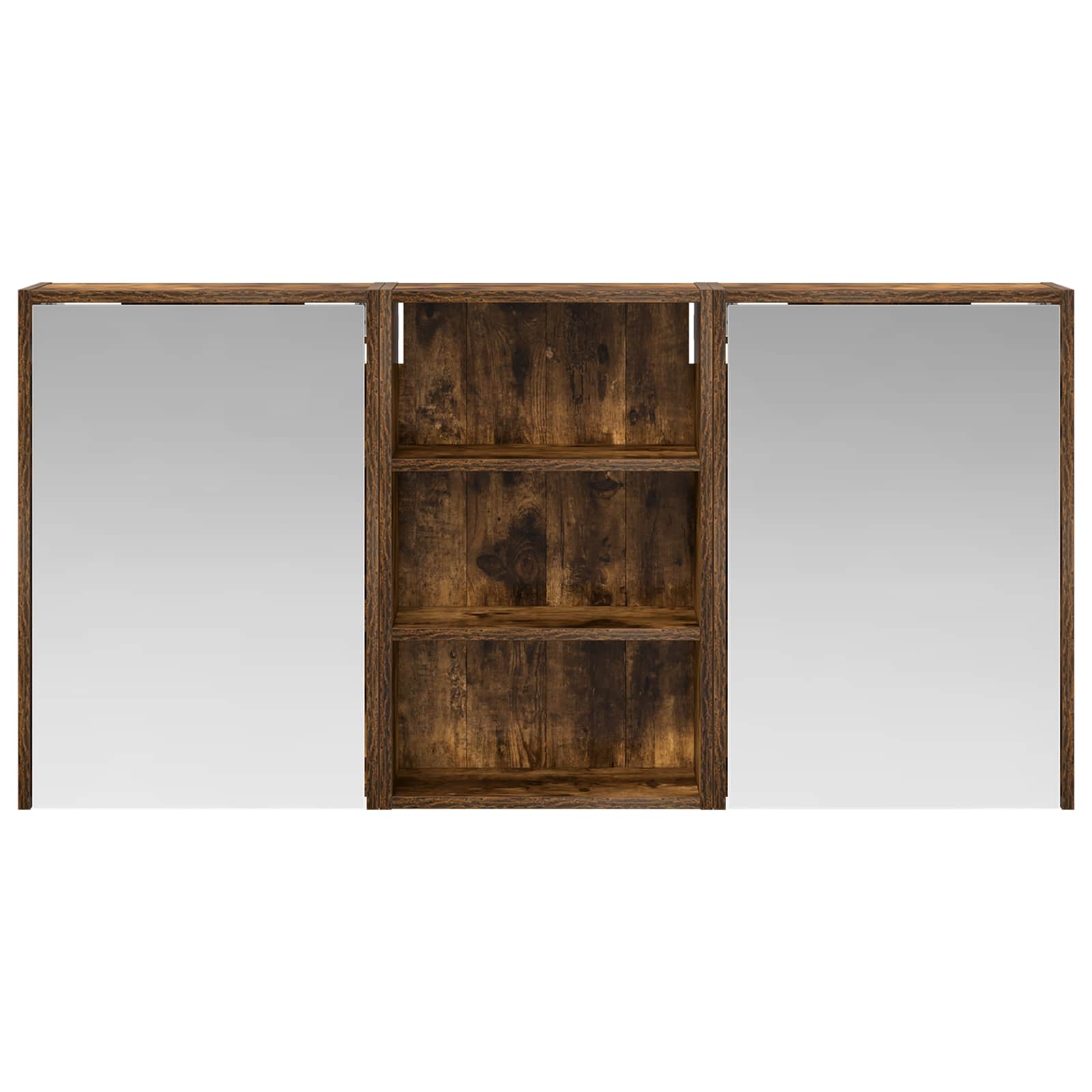 vidaXL Zestaw Szafek Łazienkowych z półką 3 pcs 126 x 16 x 62.5 cm