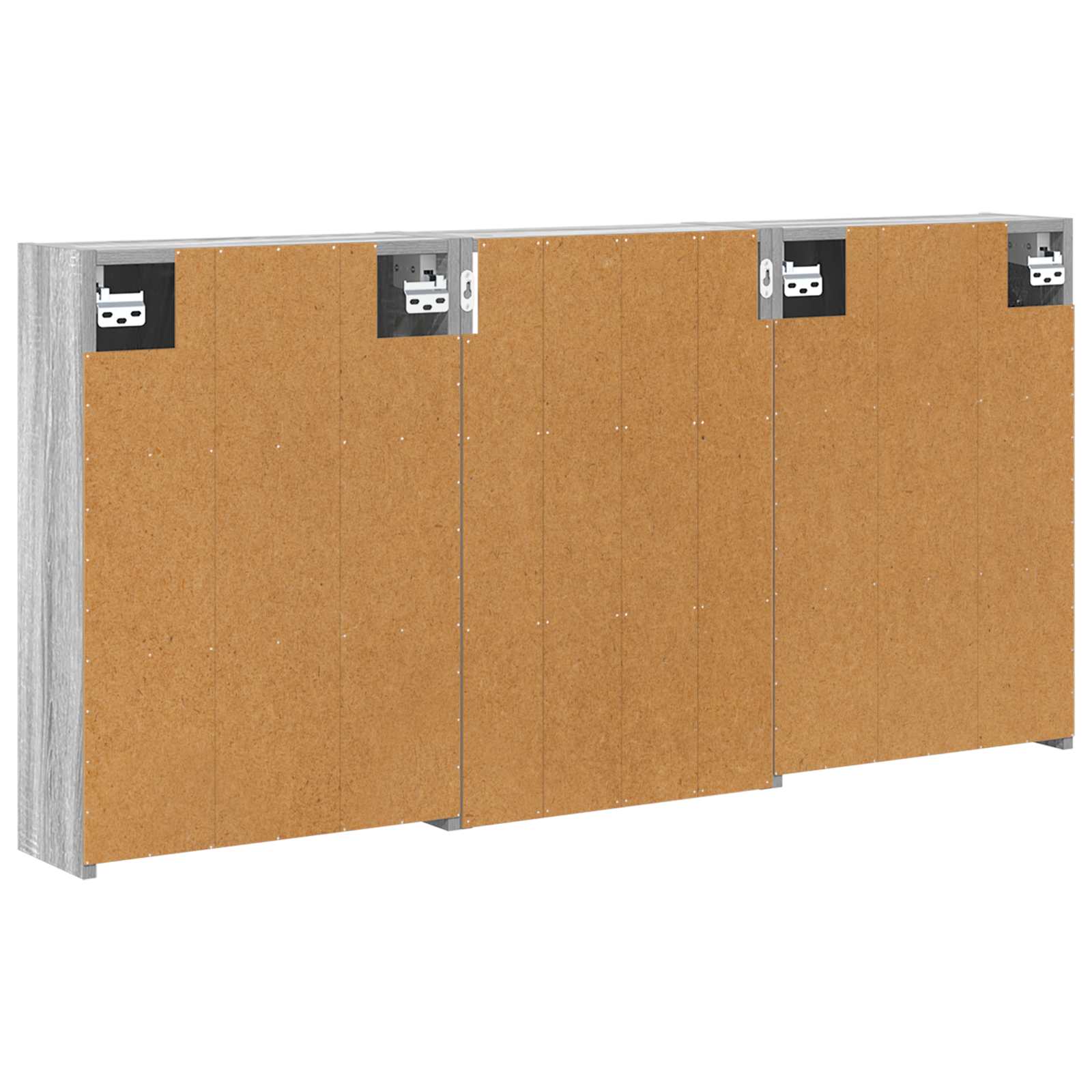 vidaXL Zestaw Szafek Łazienkowych z półką 3 pcs 126 x 16 x 62.5 cm