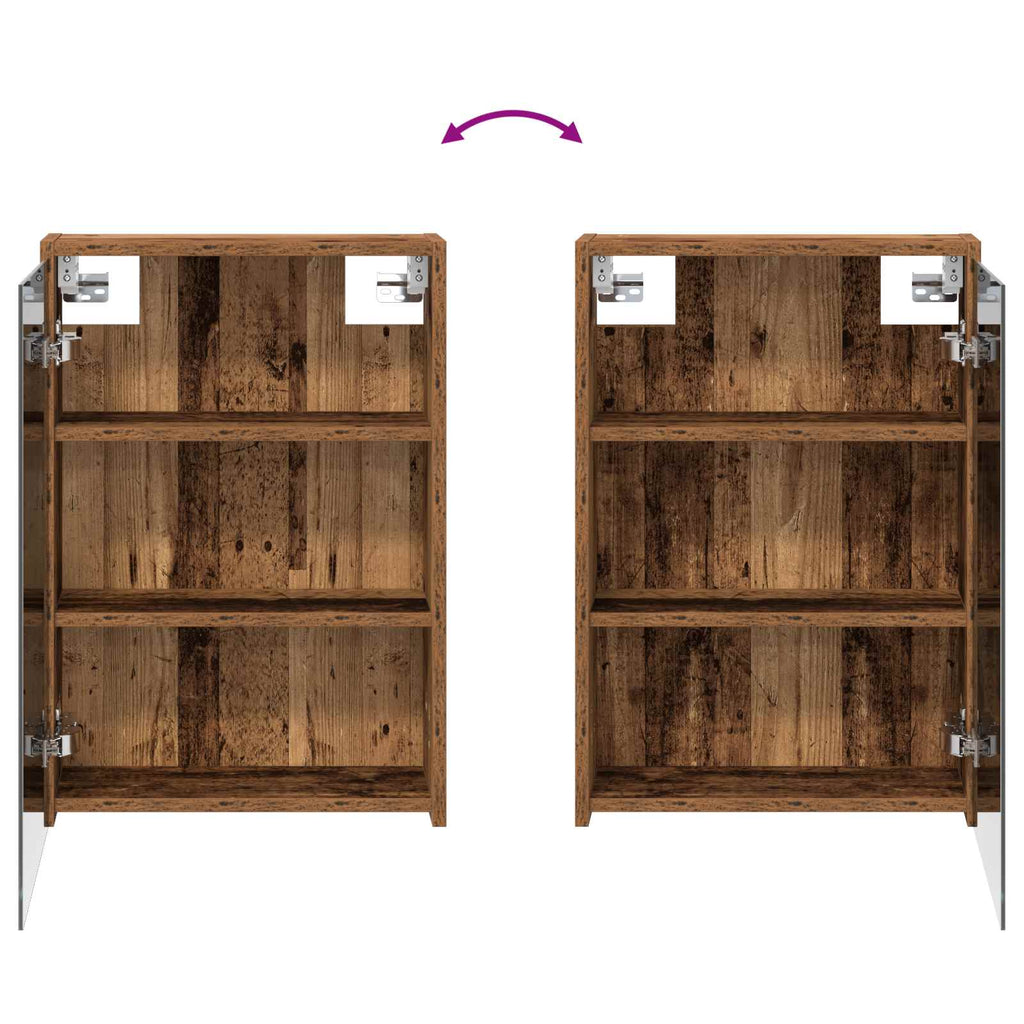 vidaXL Zestaw Szafek Łazienkowych z półką 3 pcs 126 x 16 x 62.5 cm