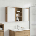 vidaXL Zestaw Szafek Łazienkowych z półką 3 pcs 126 x 16 x 62.5 cm