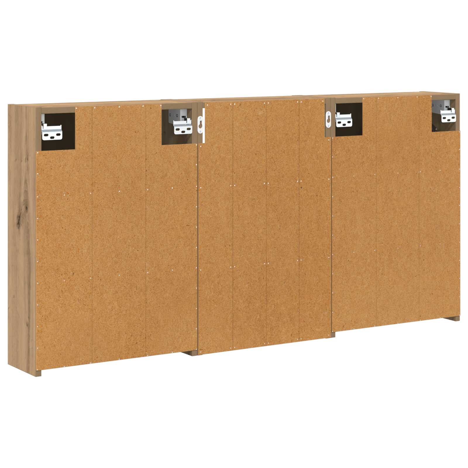 vidaXL Zestaw Szafek Łazienkowych z półką 3 pcs 126 x 16 x 62.5 cm