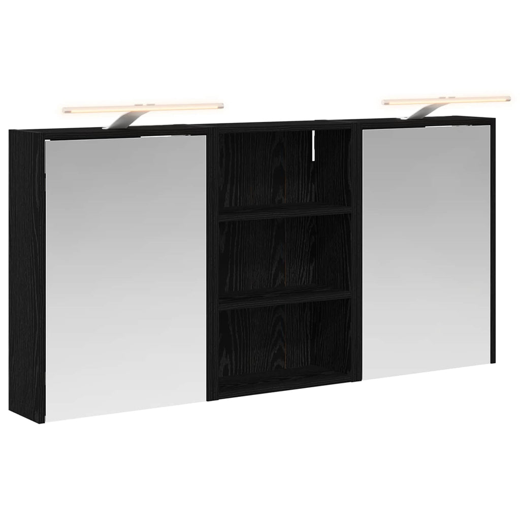 vidaXL Zestaw Szafek Łazienkowych z półką 3 pcs 126 x 16 x 62.5 cm