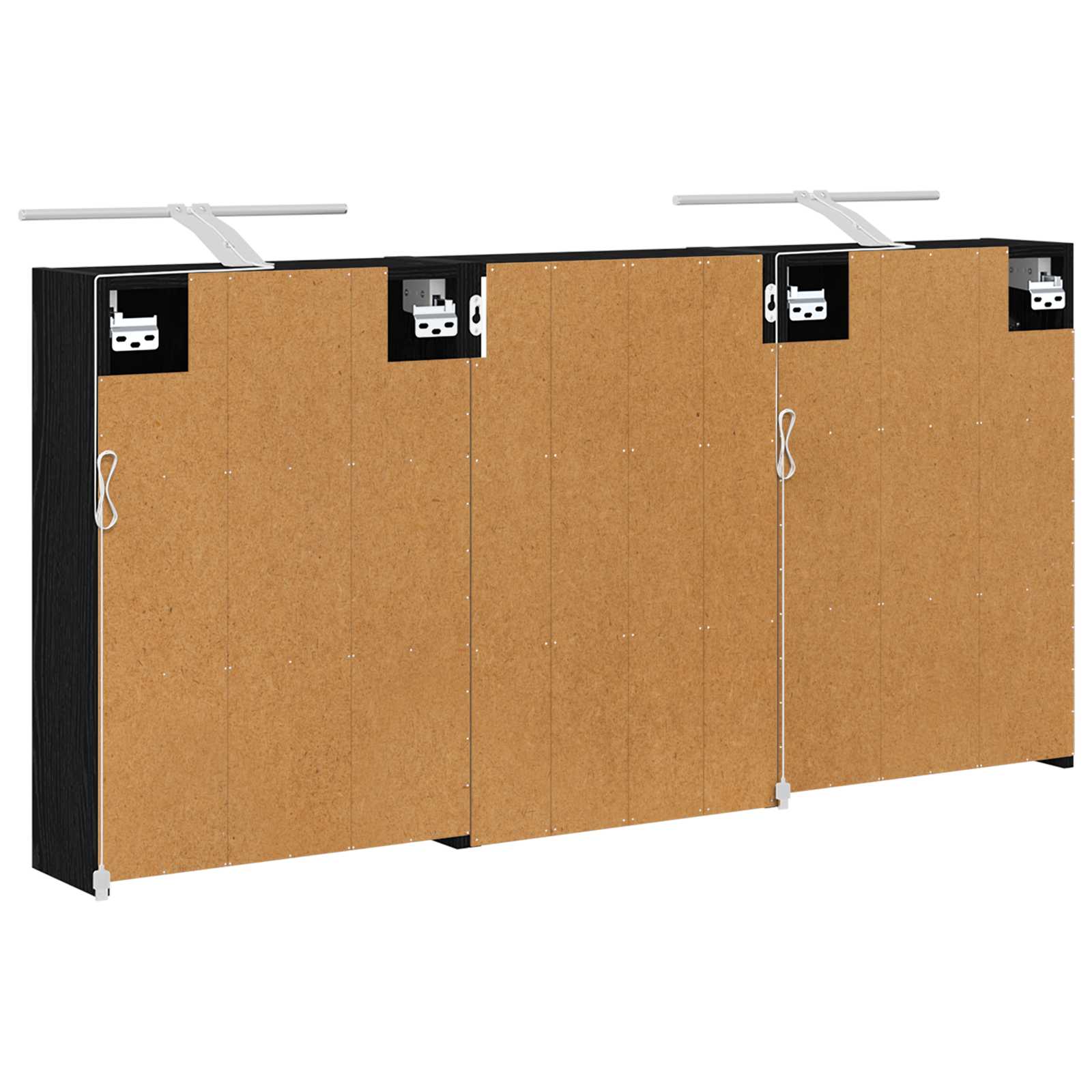 vidaXL Zestaw Szafek Łazienkowych z półką 3 pcs 126 x 16 x 62.5 cm