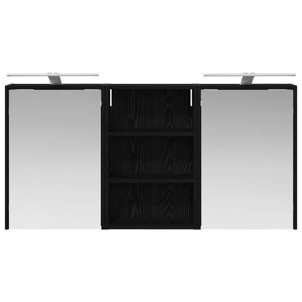 vidaXL Zestaw Szafek Łazienkowych z półką 3 pcs 126 x 16 x 62.5 cm