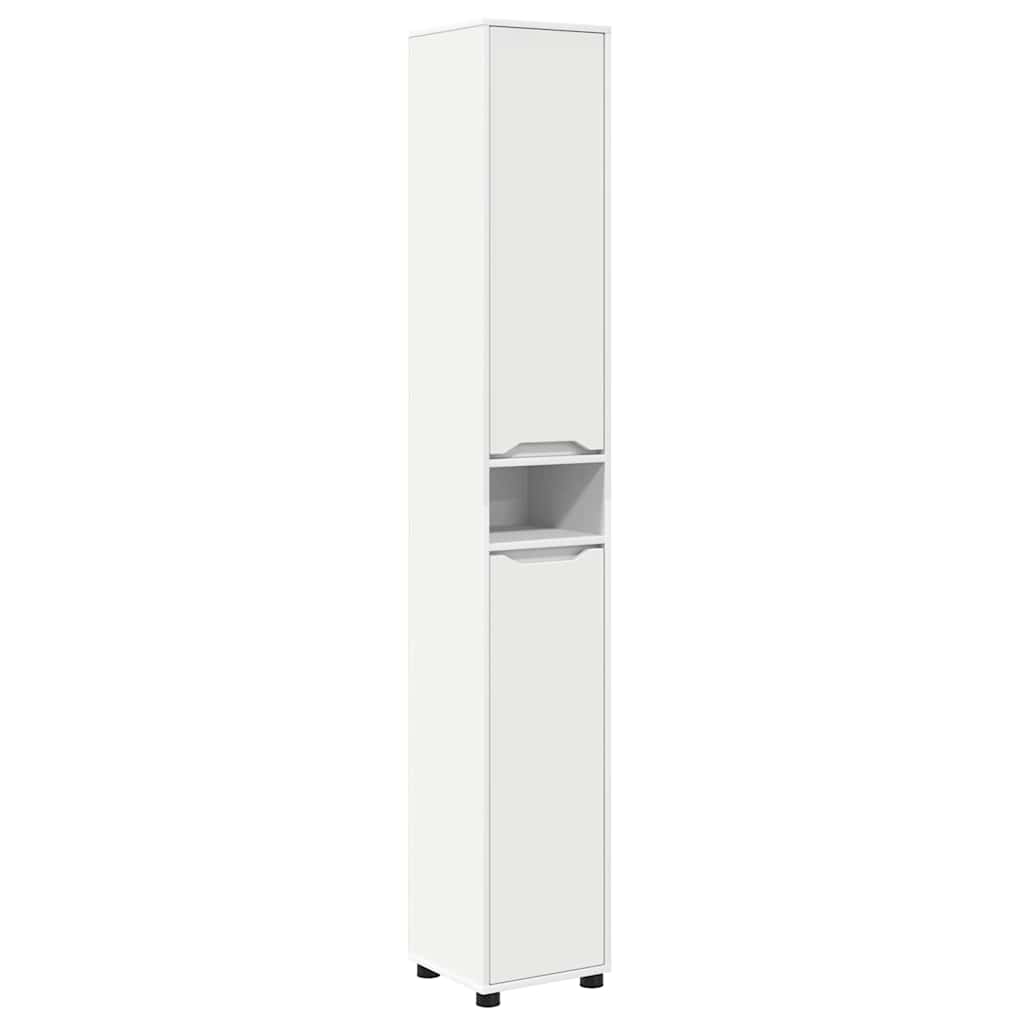 vidaXL Zestaw mebli łazienkowych 4 pcs Biały Materiał drewnopochodny