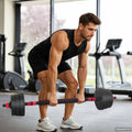 vidaXL Zestaw hantli 2 w 1 30kg Czarny i czerwony