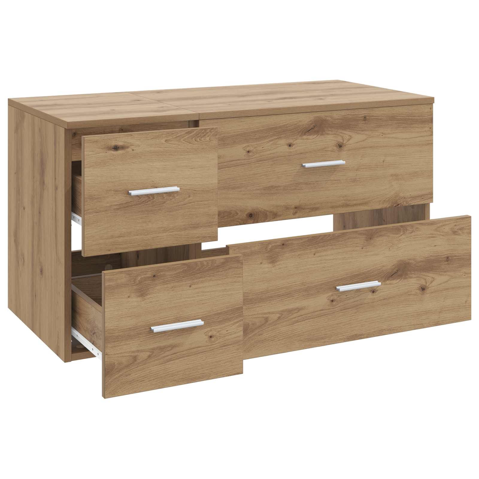 vidaXL Zestaw mebli łazienkowych 2 szt. Dąb artisan