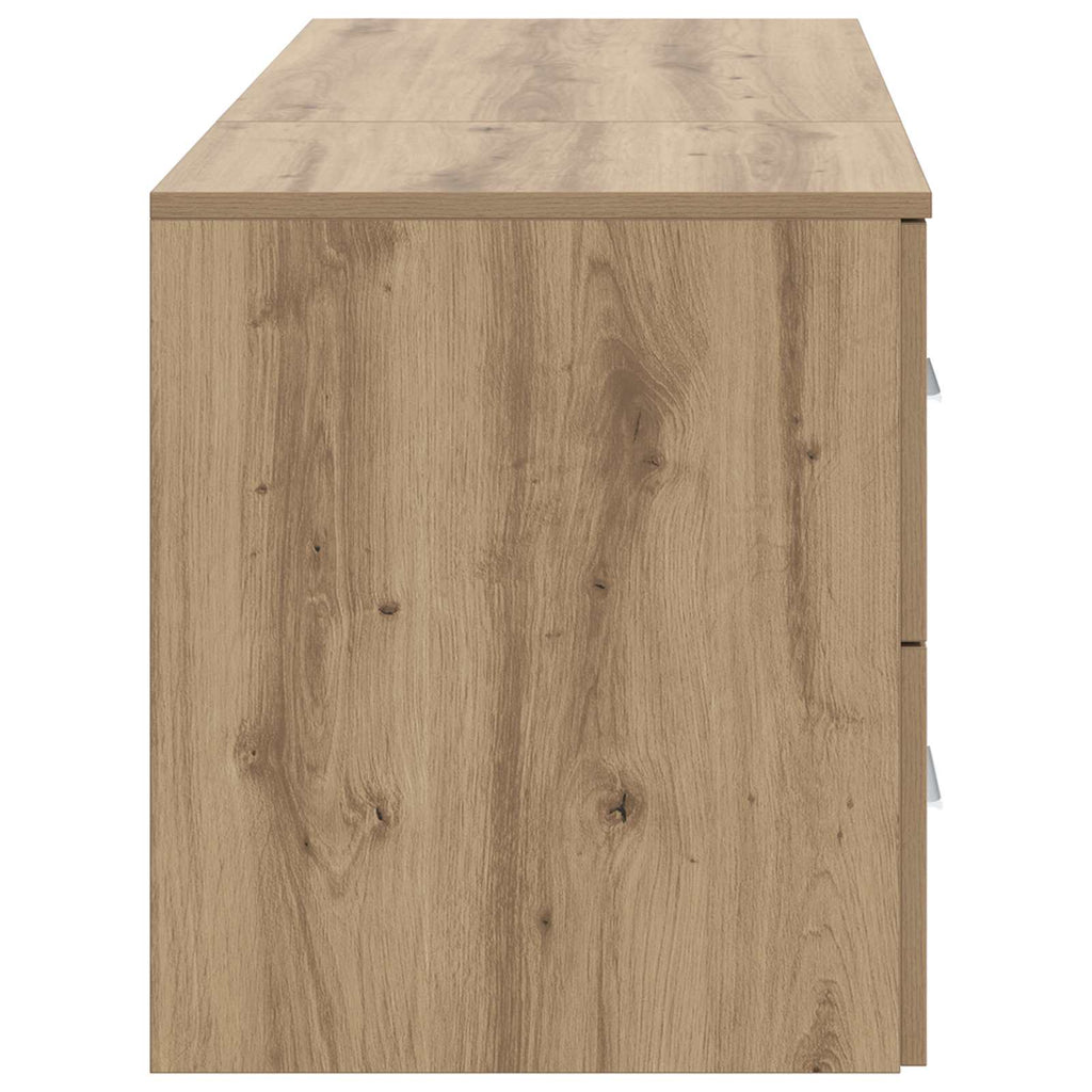 vidaXL Zestaw mebli łazienkowych 2 szt. Dąb artisan