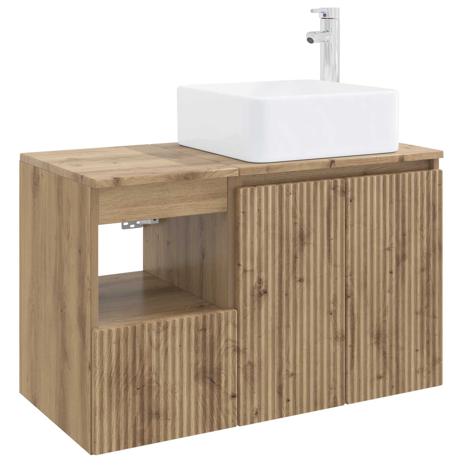 vidaXL Zestaw mebli łazienkowych 2 szt. Dąb artisan