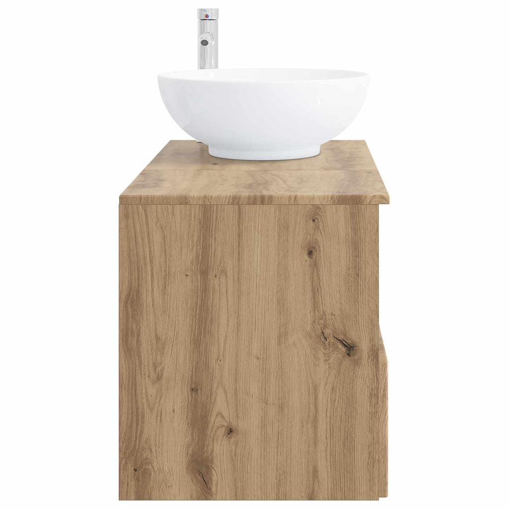 vidaXL Zestaw mebli łazienkowych 2 szt. Dąb artisan