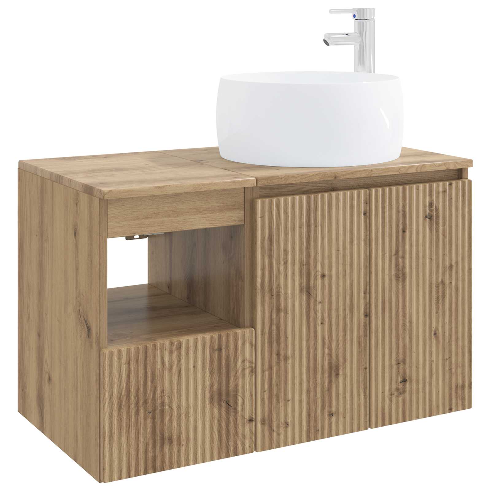 vidaXL Zestaw mebli łazienkowych 2 szt. Dąb artisan