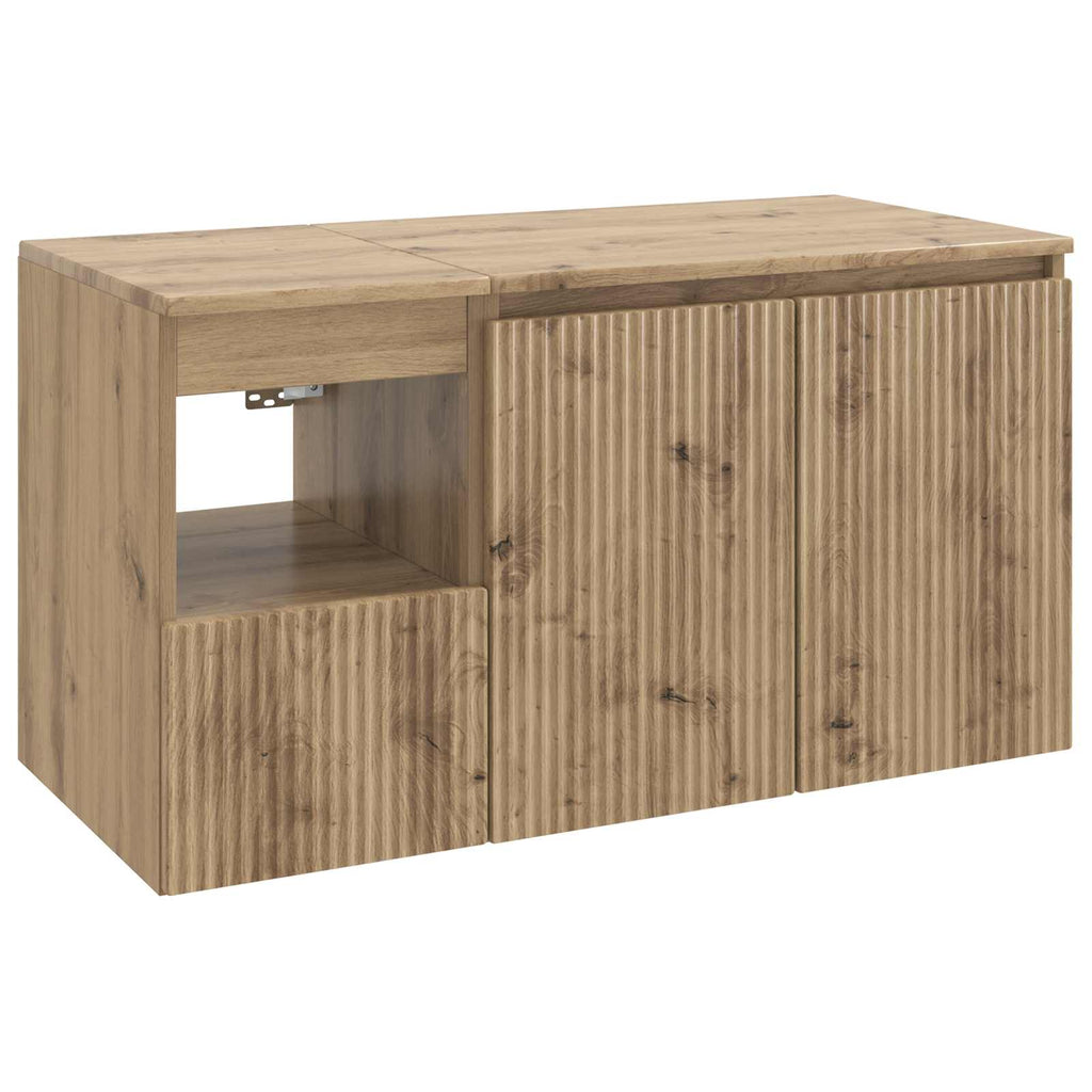 vidaXL Zestaw mebli łazienkowych 2 szt. Dąb artisan