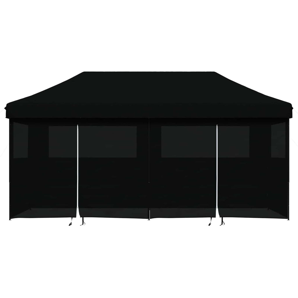 vidaXL Namiot Imprezowy Czarny 292 x 580 x 315 cm Materiał Oxford