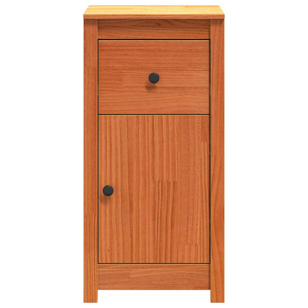 vidaXL Bufet 2 pcs Woskowy Brąz 39 x 34,5 x 80 cm Lite drewno sosnowe