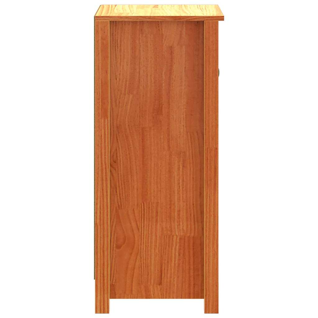 vidaXL Bufet 2 pcs Woskowy Brąz 39 x 34,5 x 80 cm Lite drewno sosnowe