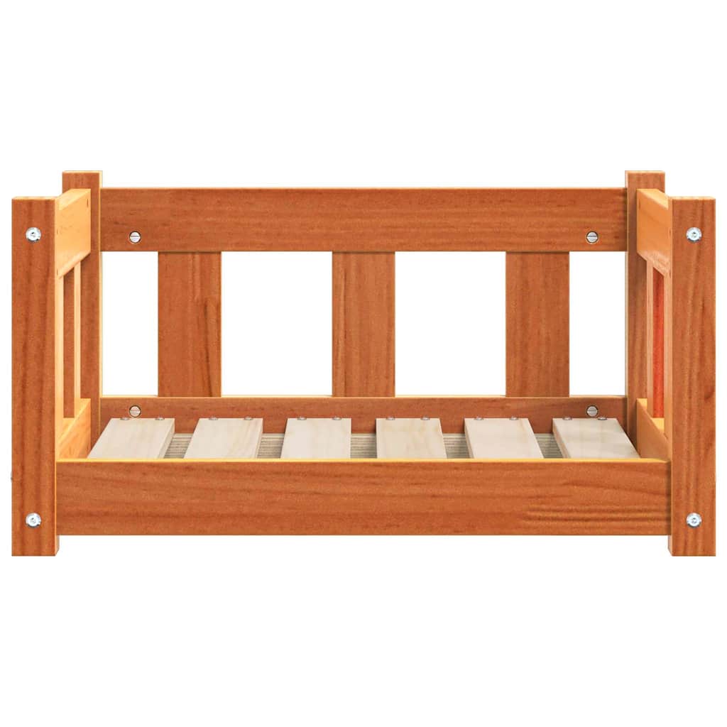 vidaXL Legowisko dla psa Woskowy Brąz 55 x 45 x 28 cm