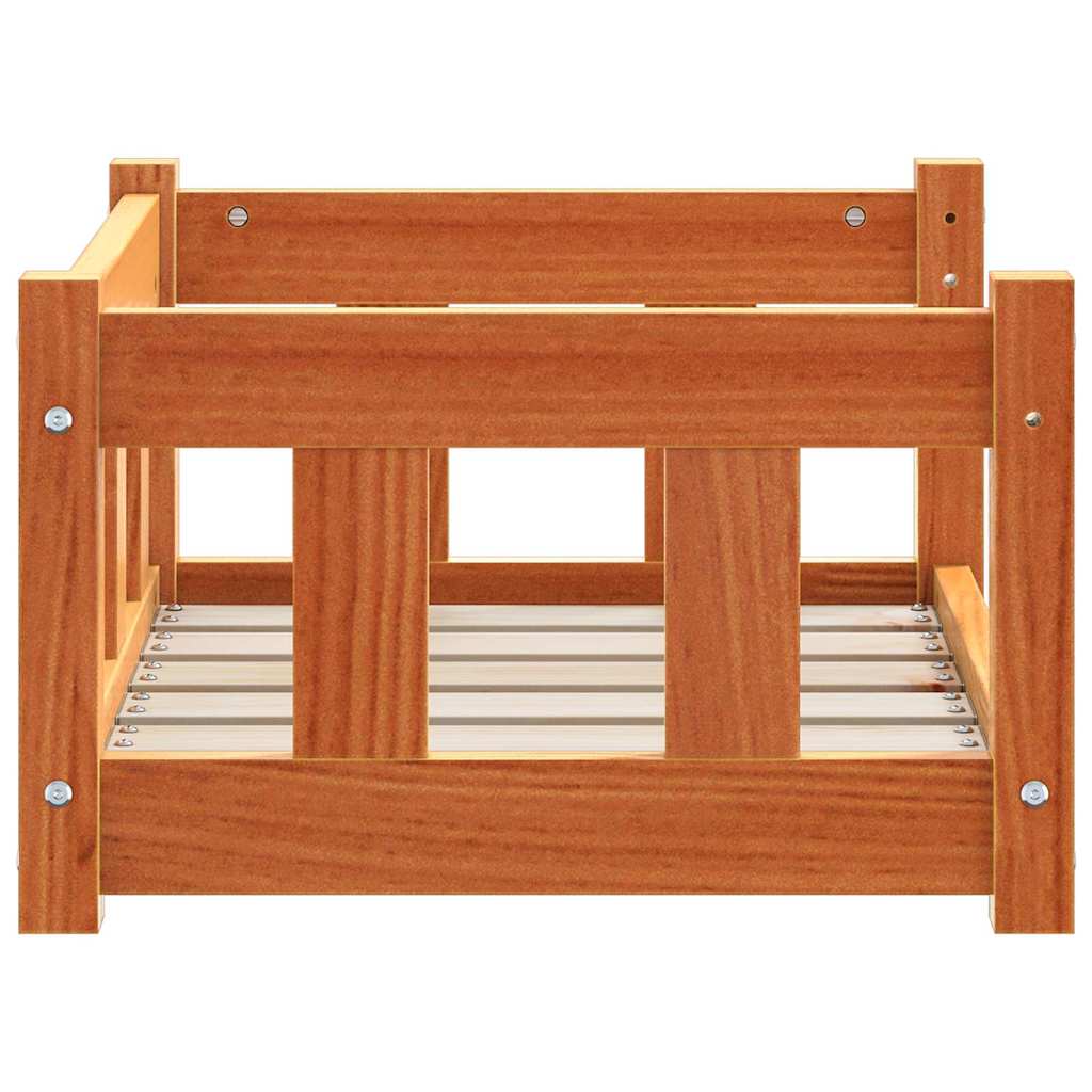 vidaXL Legowisko dla psa Woskowy Brąz 55 x 45 x 28 cm
