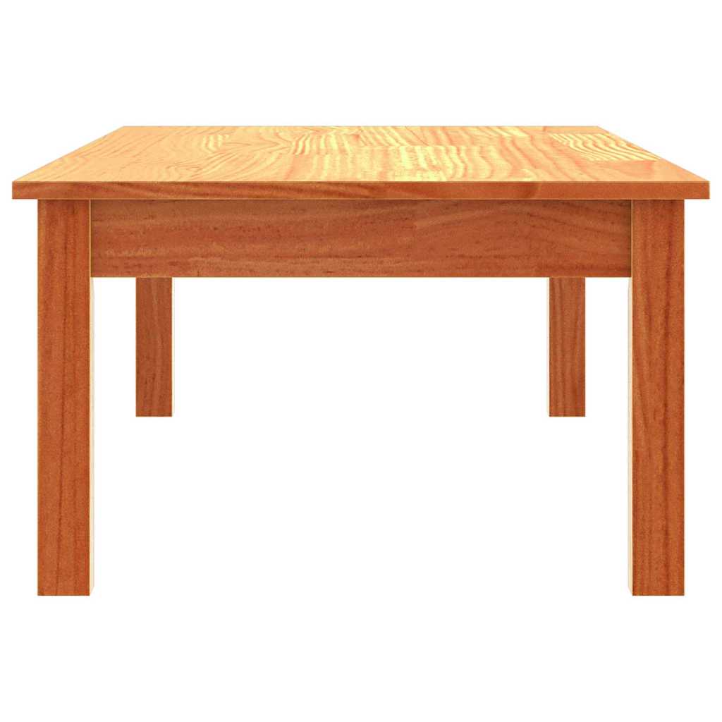 vidaXL Stolik kawowy Max Brązowy 110 x 50 x 30 cm Lite drewno sosnowe