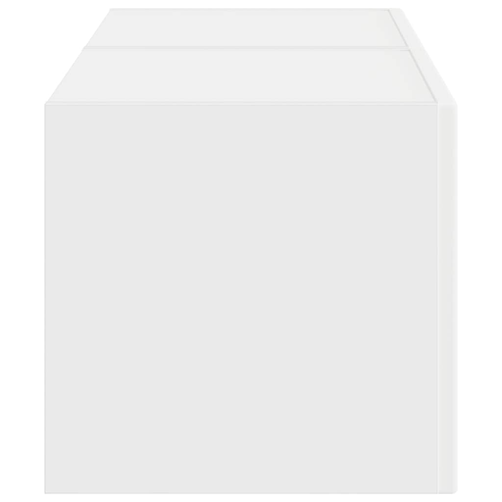 vidaXL Szafka pod telewizor 2 pcs Biały 39 x 31 x 29,5 cm