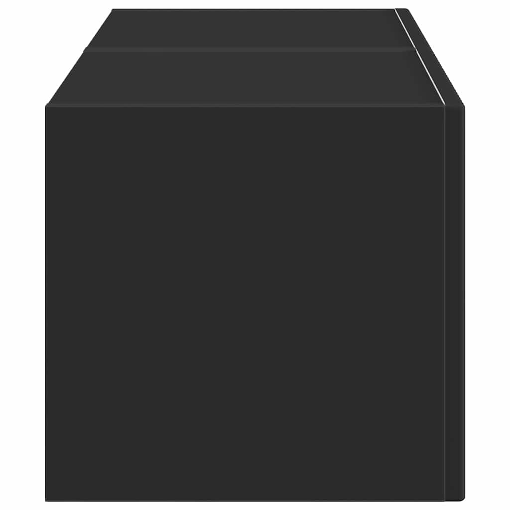 vidaXL Szafka pod telewizor 2 pcs Czarny 39 x 31 x 29,5 cm