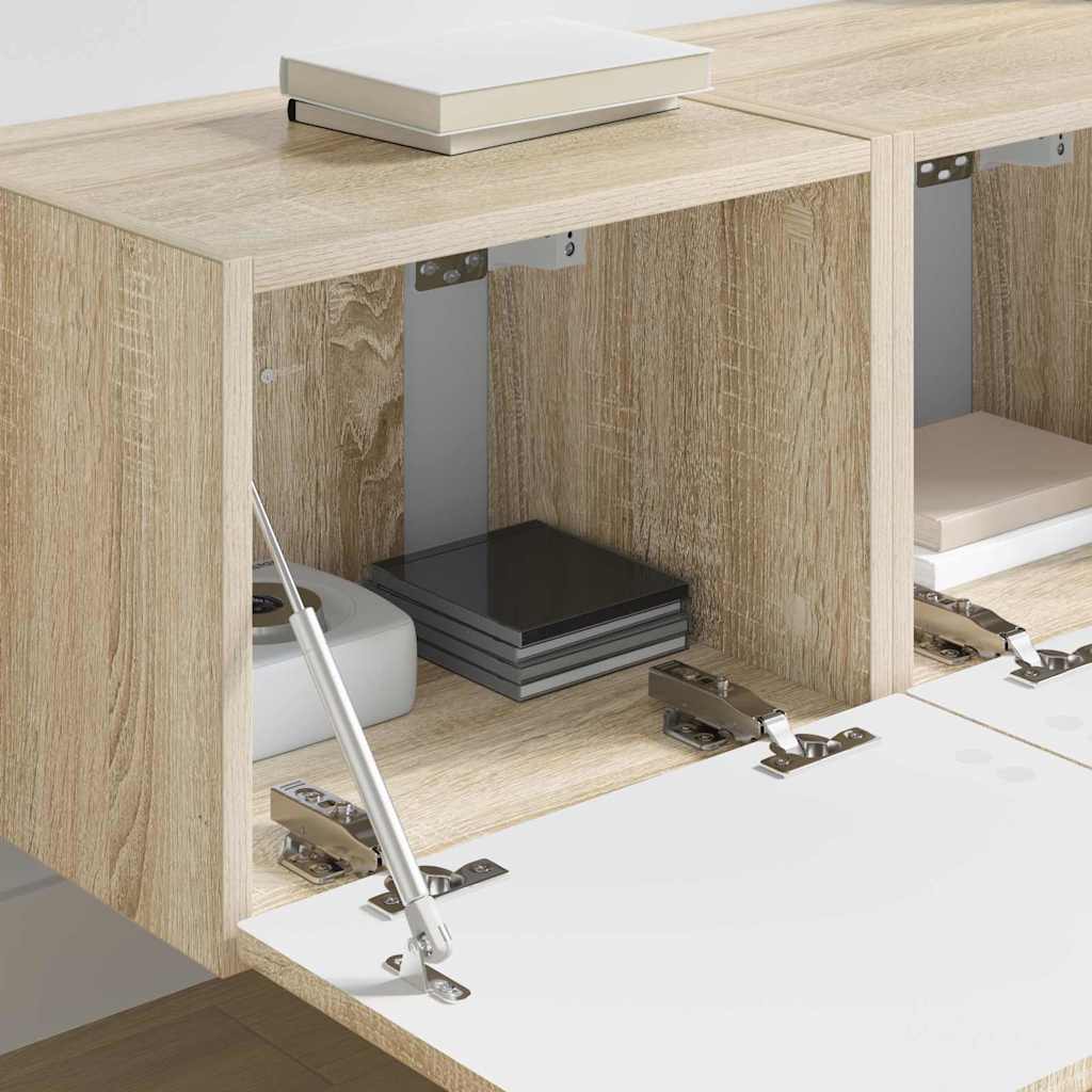 vidaXL Szafka pod telewizor 2 pcs Sonoma 39 x 31 x 29,5 cm