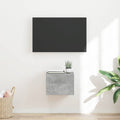 vidaXL Szafka pod telewizor Betonowy 39 x 31 x 29,5 cm