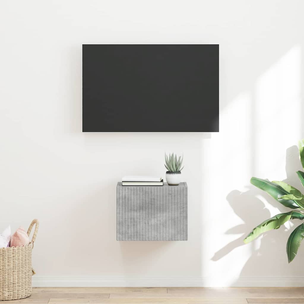 vidaXL Szafka pod telewizor Betonowy 39 x 31 x 29,5 cm