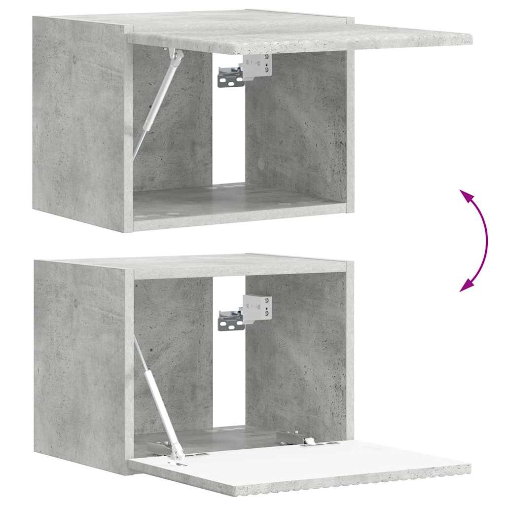 vidaXL Szafka pod telewizor Betonowy 39 x 31 x 29,5 cm