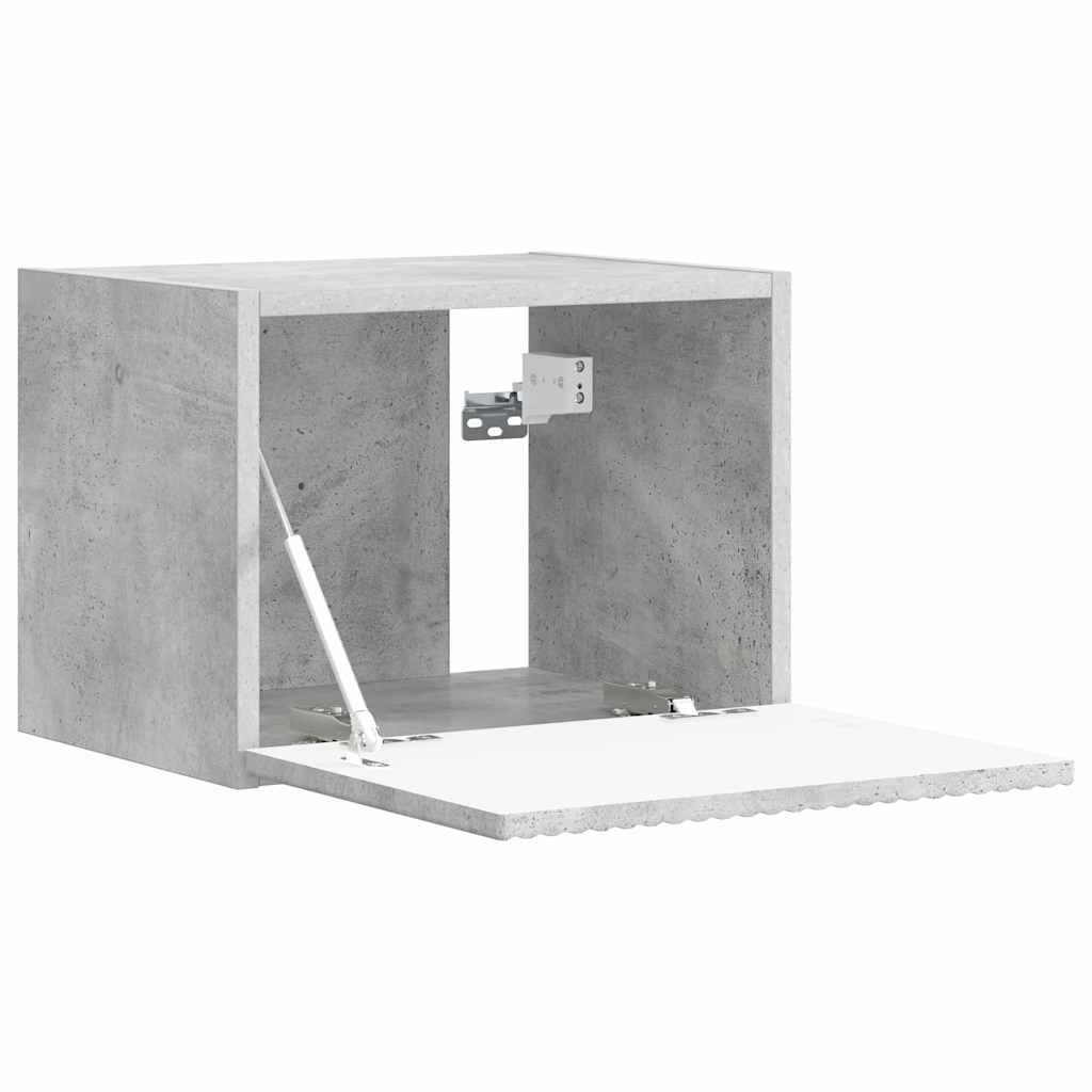 vidaXL Szafka pod telewizor 2 pcs Betonowy 39 x 31 x 29,5 cm