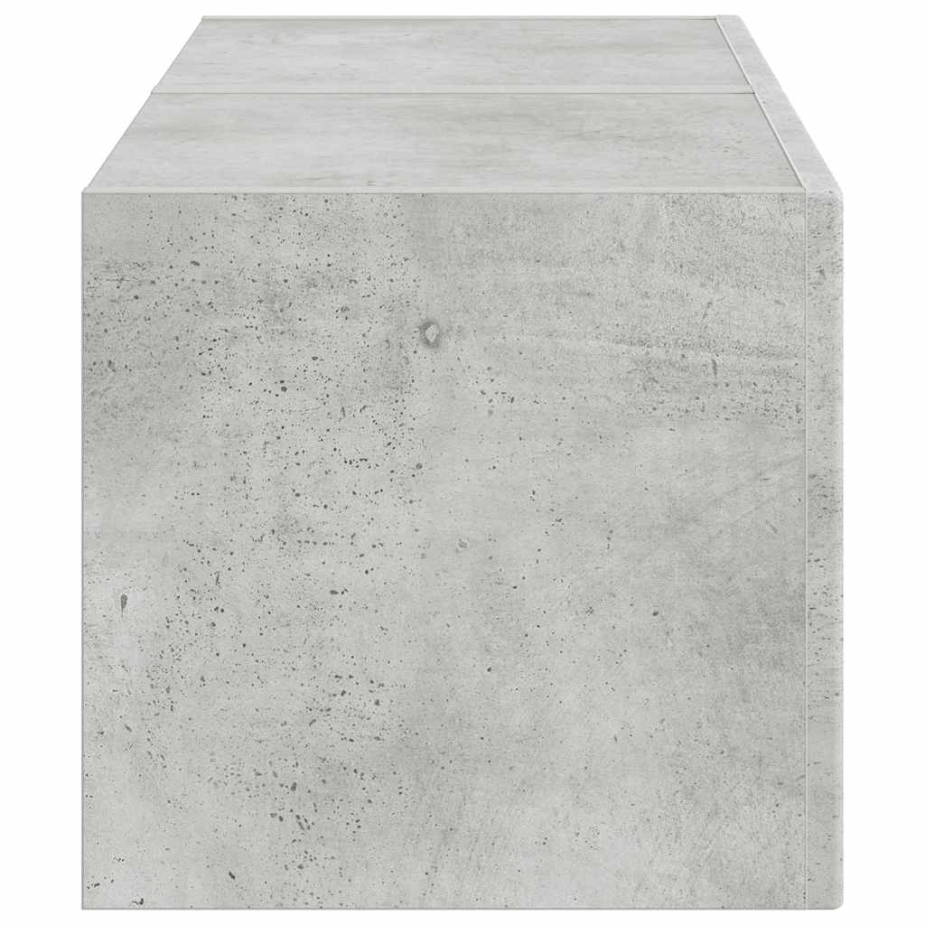 vidaXL Szafka pod telewizor 2 pcs Betonowy 39 x 31 x 29,5 cm