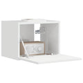 vidaXL Szafka pod telewizor 39 x 31 x 29,5 cm Błyszcząca biel