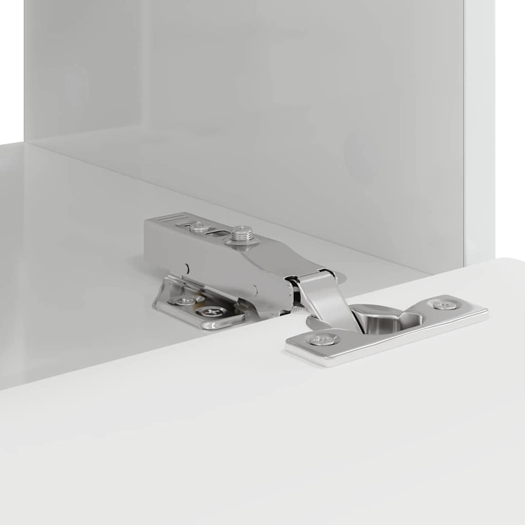 vidaXL Szafka pod telewizor 2 pcs Błyszcząca biel 39 x 31 x 29,5 cm