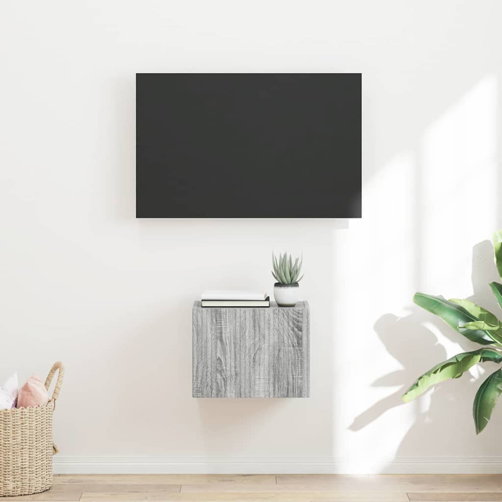 vidaXL Szafka pod telewizor Szary Sonoma 39 x 31 x 29,5 cm