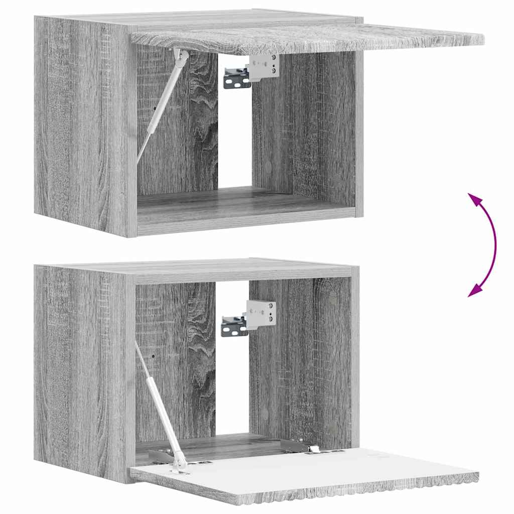 vidaXL Szafka pod telewizor Szary Sonoma 39 x 31 x 29,5 cm