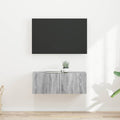 vidaXL Szafka pod telewizor 2 pcs Szary Sonoma 39 x 31 x 29,5 cm