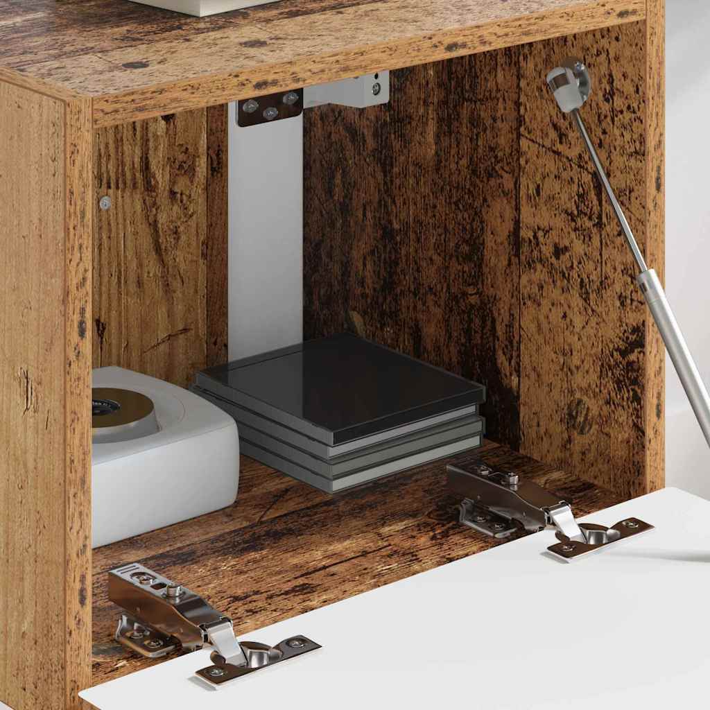 vidaXL Szafka pod telewizor Stare drewno 39 x 31 x 29,5 cm