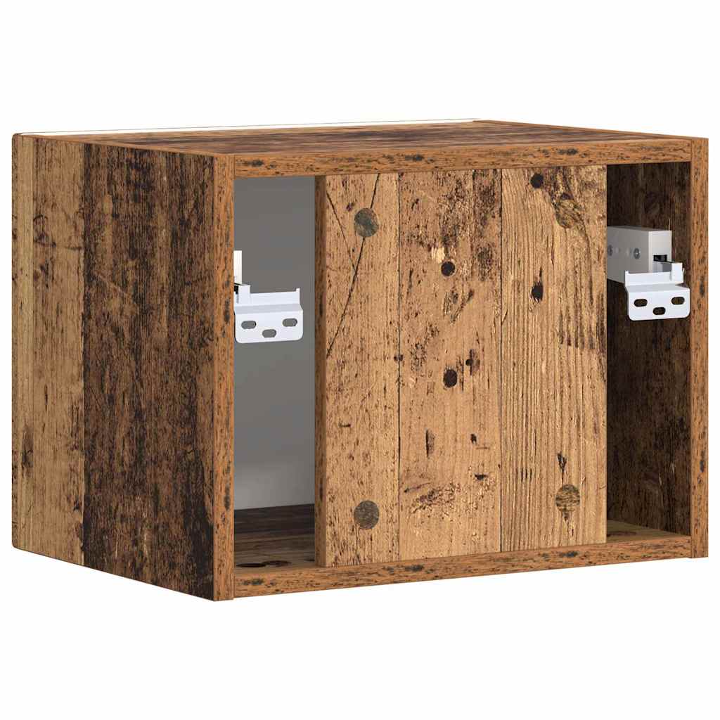 vidaXL Szafka pod telewizor Stare drewno 39 x 31 x 29,5 cm