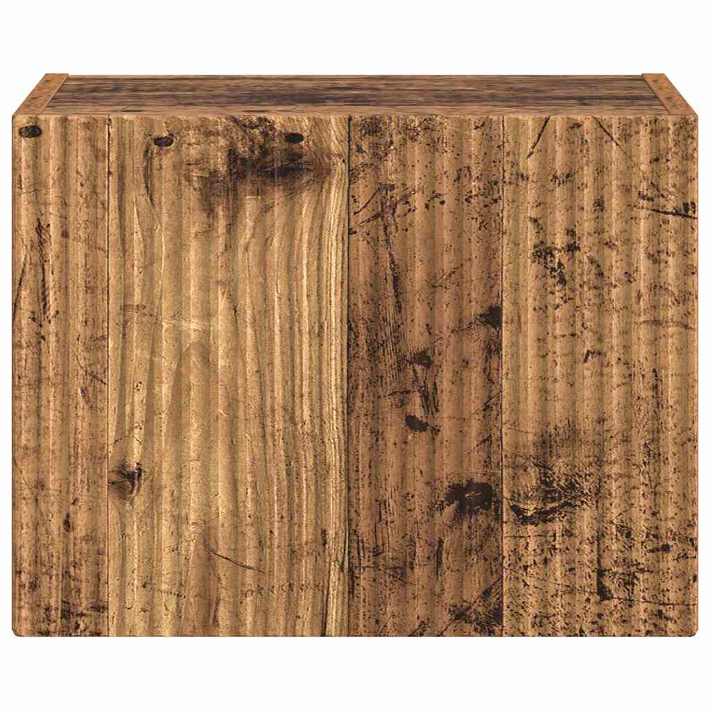 vidaXL Szafka pod telewizor Stare drewno 39 x 31 x 29,5 cm