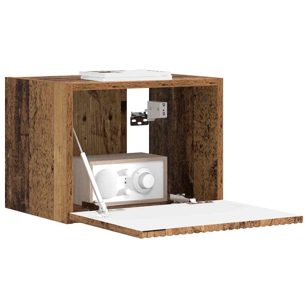 vidaXL Szafka pod telewizor Stare drewno 39 x 31 x 29,5 cm