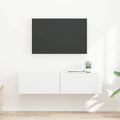 vidaXL Szafka pod telewizor 2 pcs Biały 60 x 31 x 29,5 cm