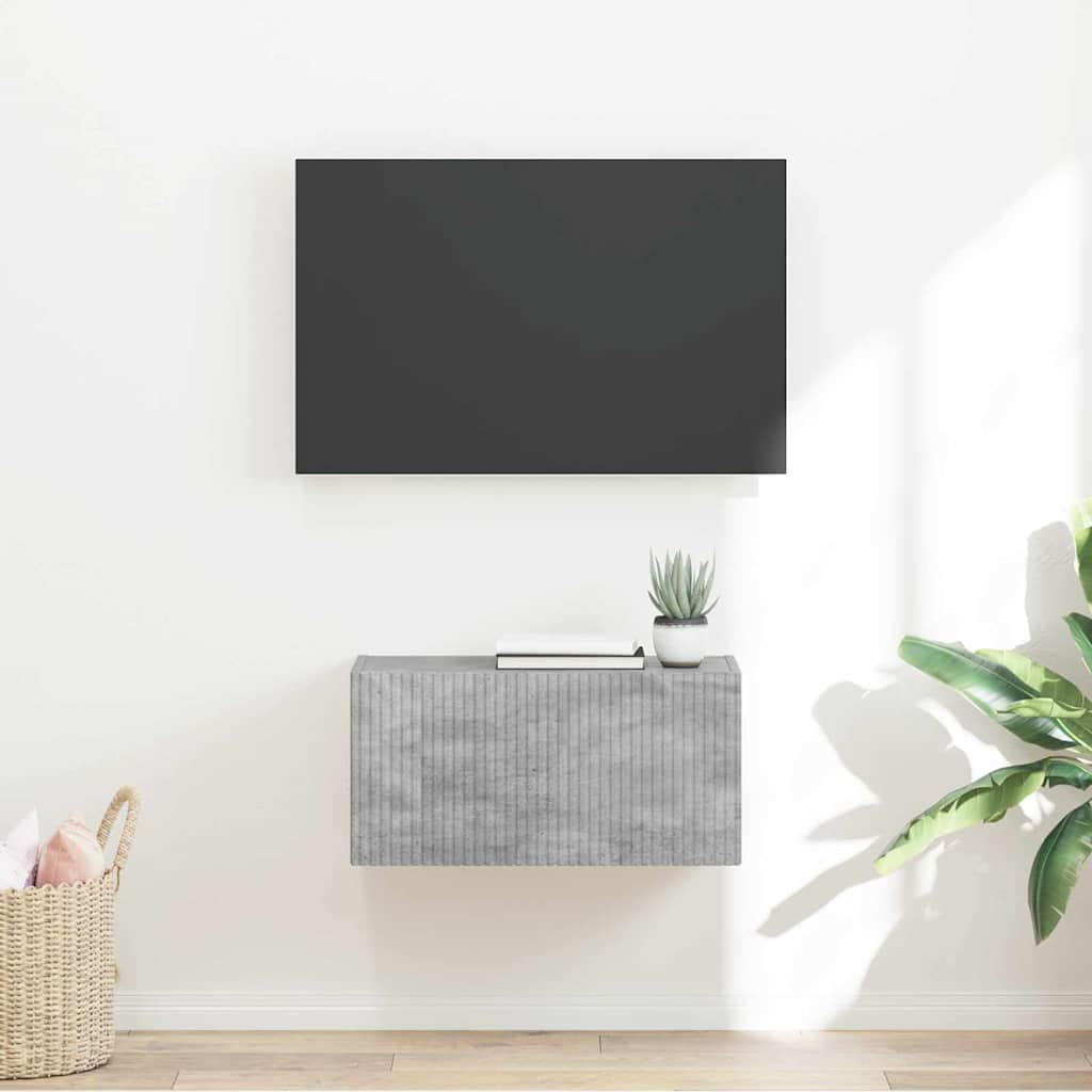 vidaXL Szafka pod telewizor Betonowy 60 x 31 x 29,5 cm