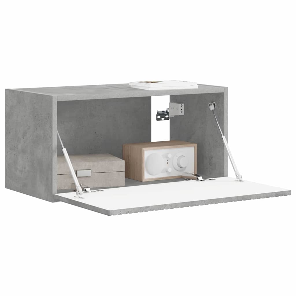 vidaXL Szafka pod telewizor Betonowy 60 x 31 x 29,5 cm